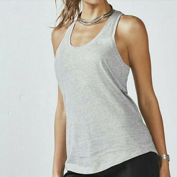 FABLETICS Aventura Racerback Tank Charcoal Grey - Picture 6 of 6